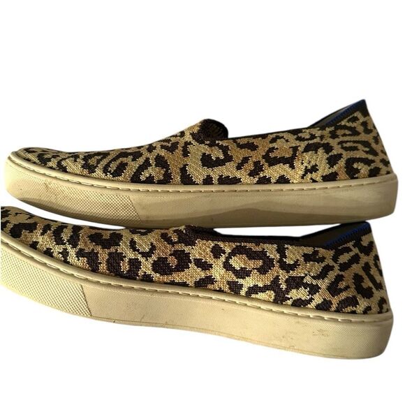 Rothy’s Slip On Sneaker Cheetah Print Women’s Size 7 - Picture 9 of 10